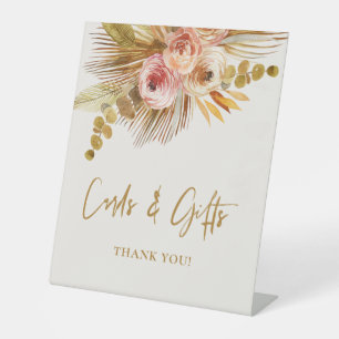 Boho Tropical Bridal Shower L201 Pedestal Sign