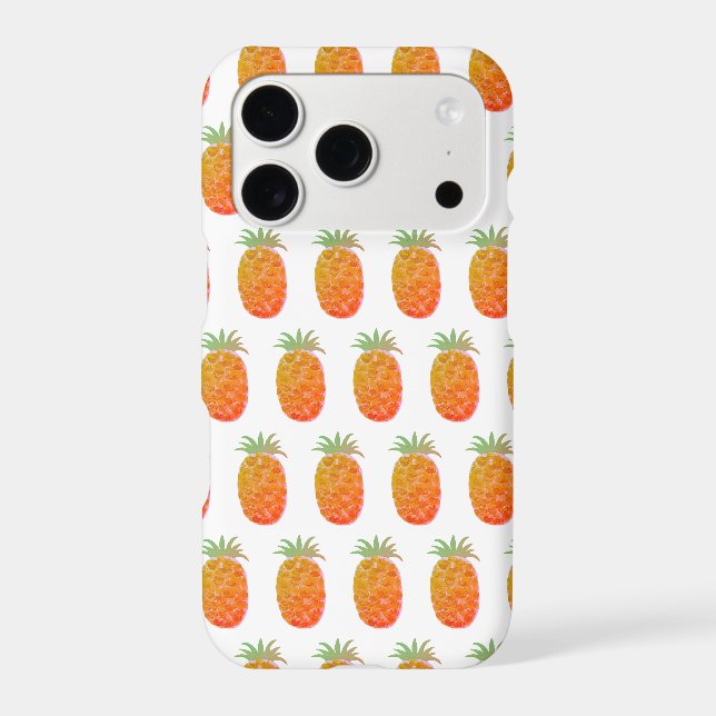Boho Tropical Pineapple Iphone Case (Back)