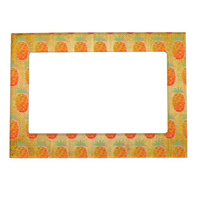 Boho Tropical Pineapple Magnetic Frame (Front)