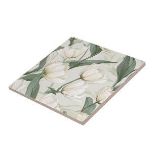 Boho  Tulip Ceramic Tiles  For Cozy Interiors