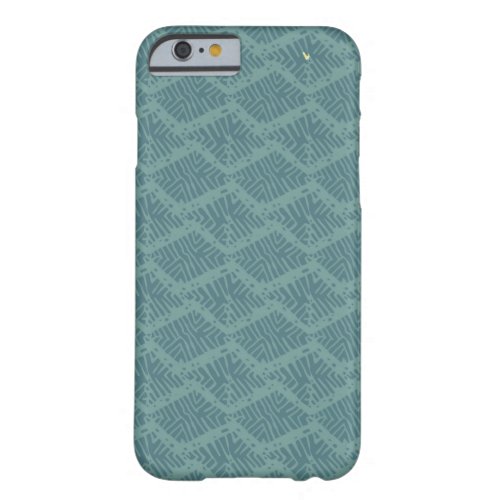 Boho Turquoise Geometric Rustic Blue Barely There iPhone 6 Case