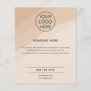 Boho Tutor Flyer   Packed with care