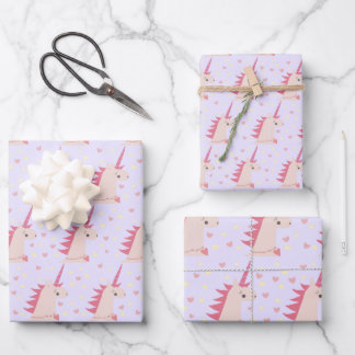 Boho Unicorn pastels Wrapping Paper Sheets