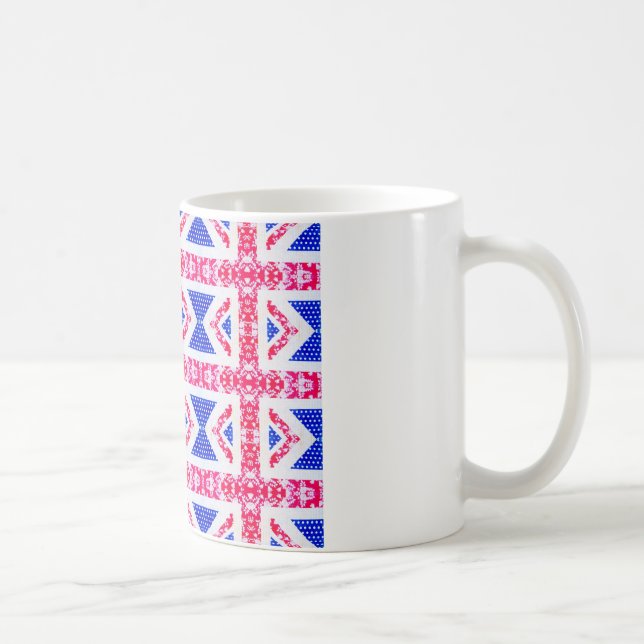 boho union jack coffee mug (Right)