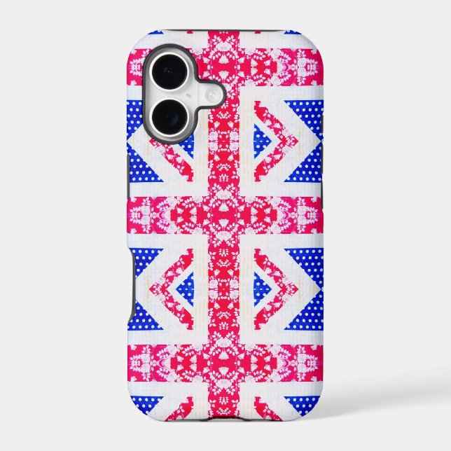 boho union jack iphone case (Back)