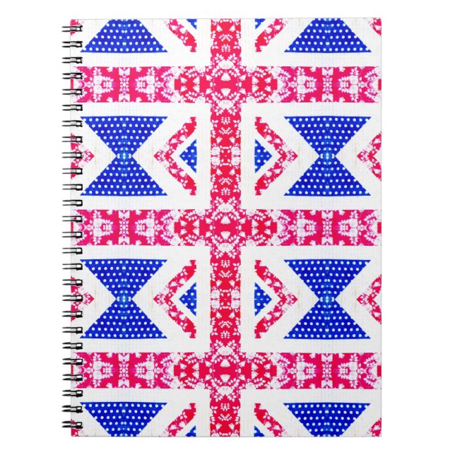 boho union jack notebook (Front)