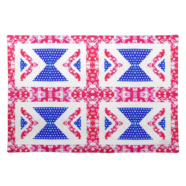 boho union jack placemat (Front)