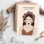 Boho unique Inclusive Woman Stud Earring Display Business Card