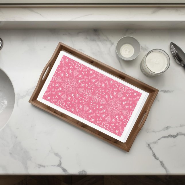 Boho Valentine Garden Paper Guest Towels (Creator Uploaded)