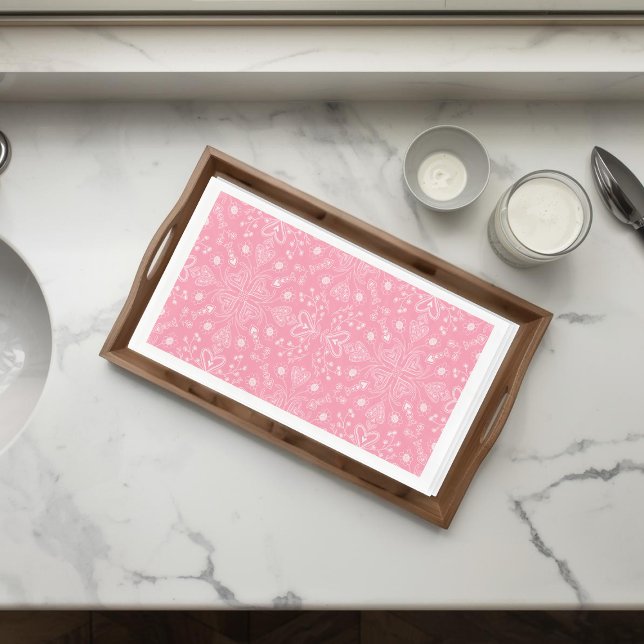 Boho Valentine Garden Paper Guest Towels (Creator Uploaded)