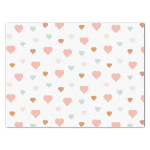 Love Valentine Day Hearts Tissue Paper | Zazzle