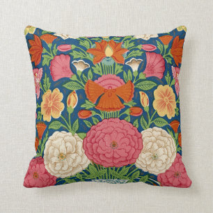 Boho Vintage Floral Pillow