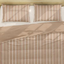 Boho Warm Neutral Striped Pattern Minimalist Tan