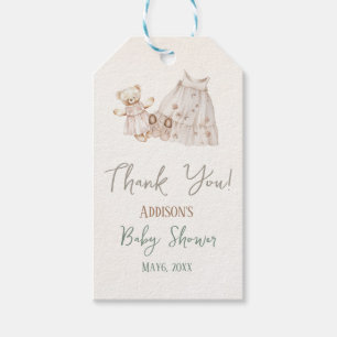 Boho Watercolor Baby Shower Gift Tags