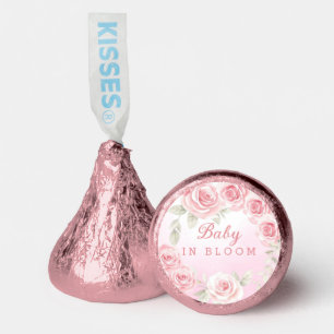Boho Watercolor Floral Baby in Bloom Shower Girl Hershey®'s Kisses®