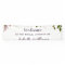 Boho Watercolor Floral Bridal Shower Welcome