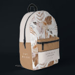 Boho Watercolor Floral Bride Backpack<br><div class="desc">Celebrate your special day with this lovely boho watercolor floral bride backpack! Perfect for bridal shower gifts,  destination weddings,  and honeymoons!</div>