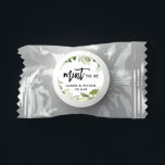 Boho Watercolor Greenery Mint To Be Wedding Life Saver® Mints<br><div class="desc">It's mint to be! Add these fun and sweet personalized wedding mints. It features watercolor greenery and bold calligraphy. Personalize these mint to be wedding favors by adding names and the wedding date. These custom wedding mints will also be perfect for bridal showers.</div>