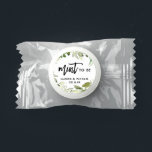 Boho Watercolor Greenery Mint To Be Wedding Life Saver® Mints<br><div class="desc">It's mint to be! Add these fun and sweet personalized wedding mints. It features watercolor greenery and bold calligraphy. Personalize these mint to be wedding favors by adding names and the wedding date. These custom wedding mints will also be perfect for bridal showers.</div>