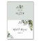 Boho Watercolor Greenery Wedding Place Cards