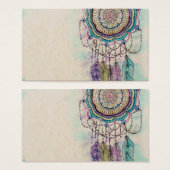 Boho Watercolor Mandala Dreamcatcher (Front & Back)