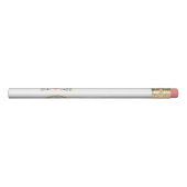 Boho Watercolor Rainbow Kid's Personalized   Pencil (Back)