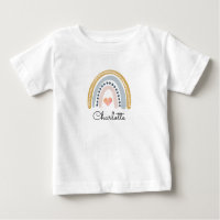 Boho Watercolor Rainbow Personalized Girl