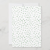 Boho Watercolor Succulents Baby Predictions Card (Back)