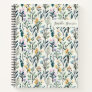 Boho Watercolor Wildflower Personalized Sketchbook Notebook