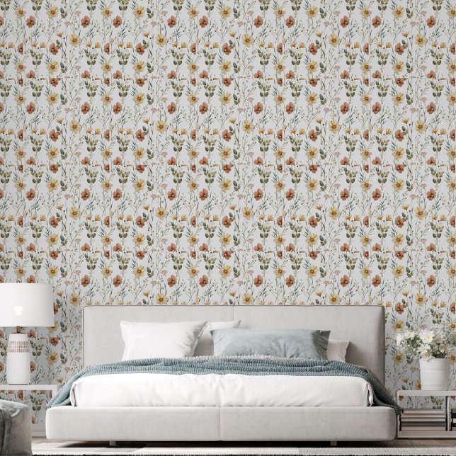 Boho Watercolor Wildflower Wallpaper (Creator Uploaded)