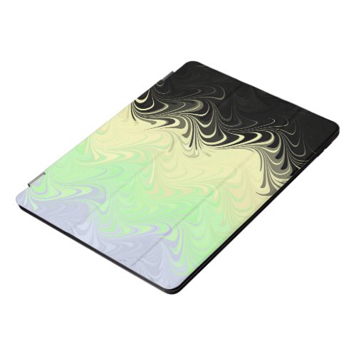 Boho Wavy Marbled Abstract Cassgender Pride Flag iPad Pro Cover