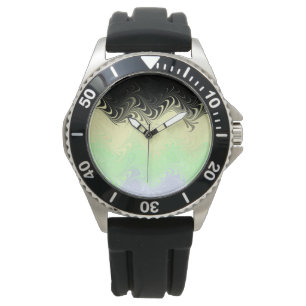 Boho Wavy Marbled Abstract Cassgender Pride Flag Watch