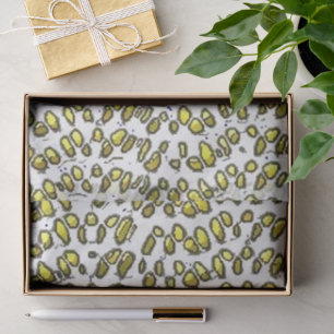 Boho Weave Faux Texture-Yellow Tissue Paper