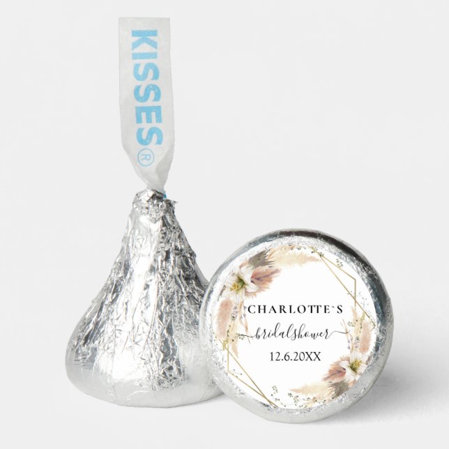 BOHO WEDDING BRIDAL SHOWER  HERSHEY®'S KISSES® (Front)
