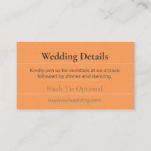 Boho Wedding Details Card | Chic Floral Luxe