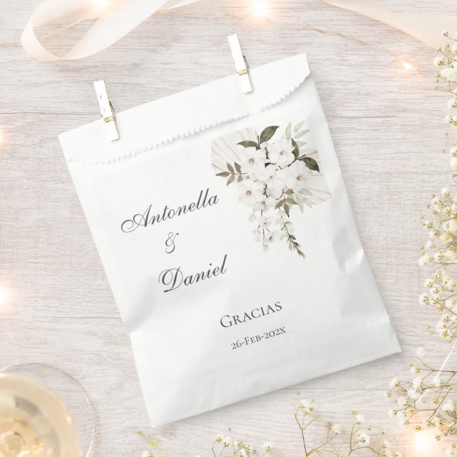 Boho Wedding Favor Bag (Clipped)