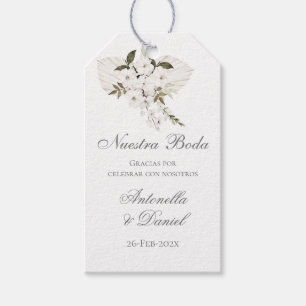 Boho Wedding gift tag in Spanish