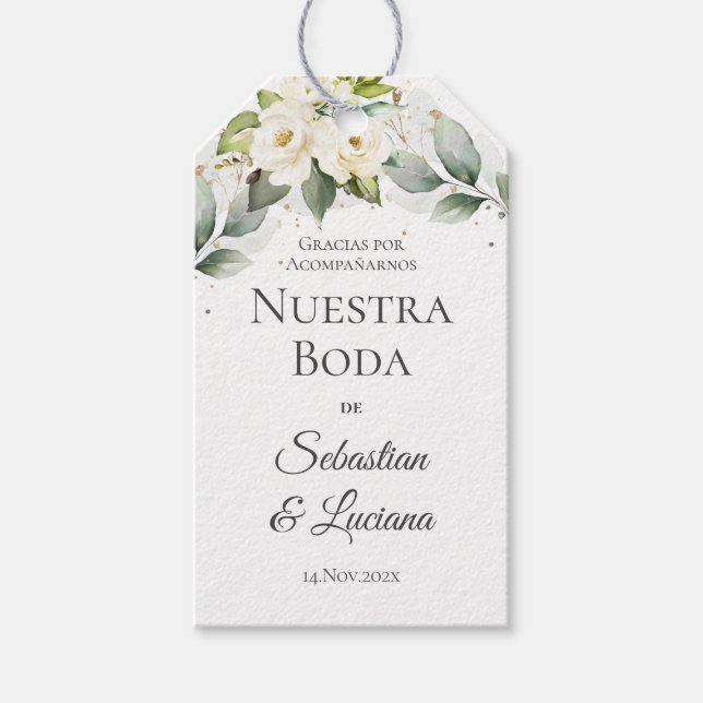 Boho Wedding Gift Tags (Front)