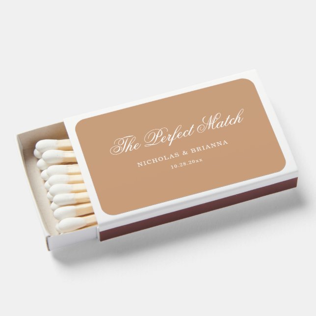 Boho Wedding Matchboxes (Front Open)