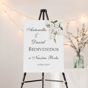 Boho Wedding Spanish Welcome Sign