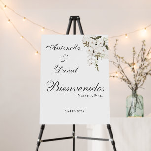 Boho Wedding Spanish Welcome Sign