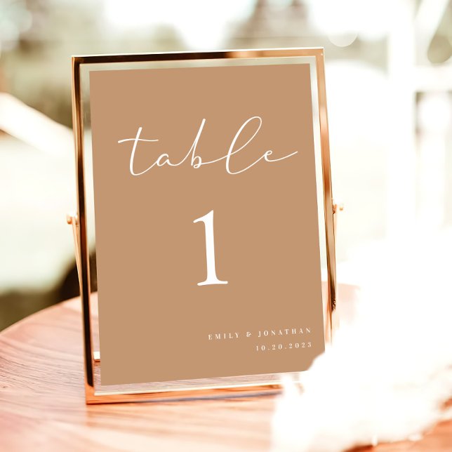 Boho Wedding Table Number (Creator Uploaded)