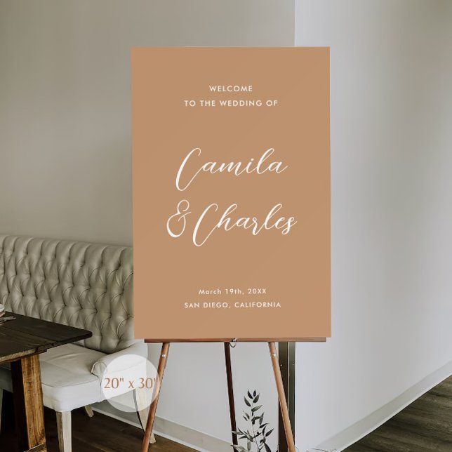 Boho Wedding Welcome  Foam Board (Creator Uploaded)