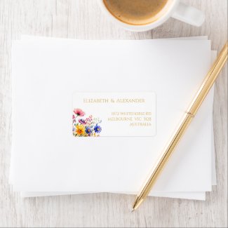Boho Wedding Wildflowers 