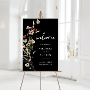 Boho Welcome Wedding Foam Board