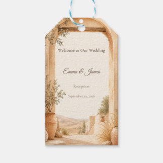 Boho Welcome Wedding Gift Tag