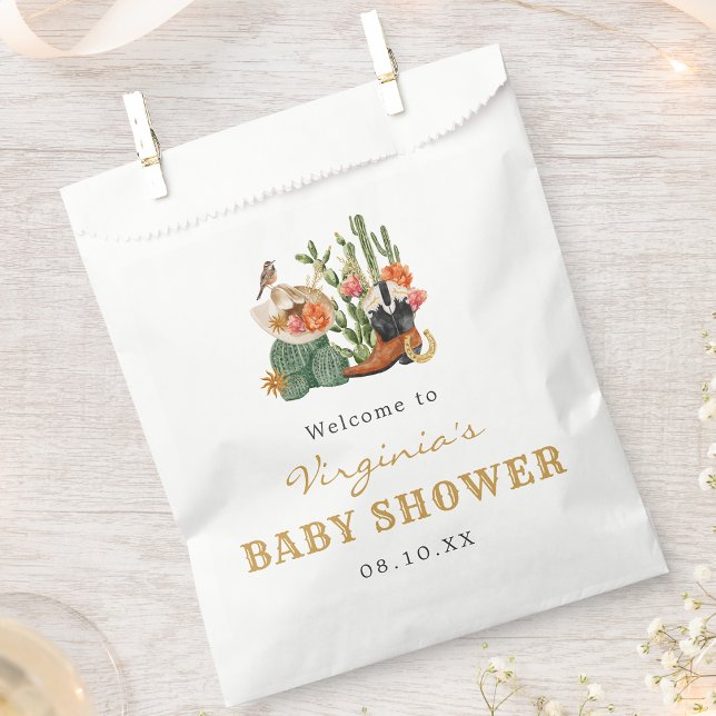 Boho Western Baby Shower Favor Bag (Boho Western Baby Shower Favor Bag by Painted Paperie
)
