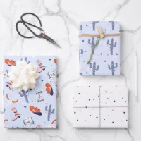 Boho Western Christmas - Beige Wrapping Paper