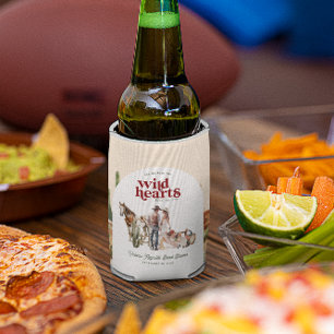 Boho Western Desert Bridal Shower Can Cooler