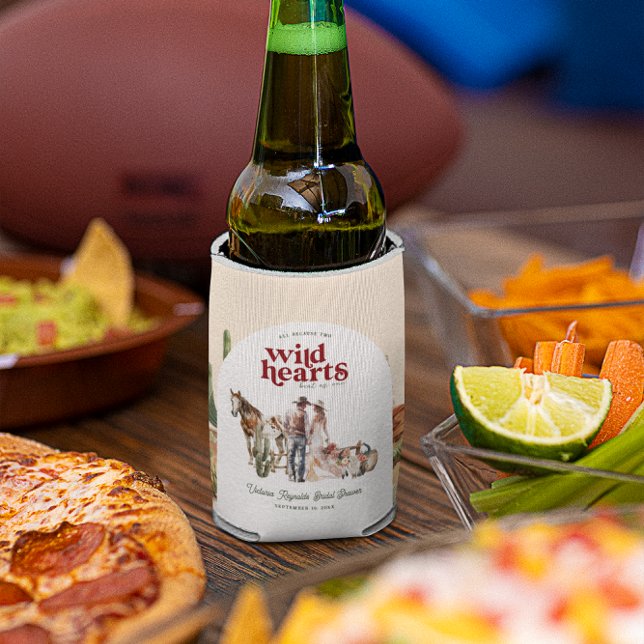 Boho Western Desert | Bridal Shower  Can Cooler (Creator Uploaded)